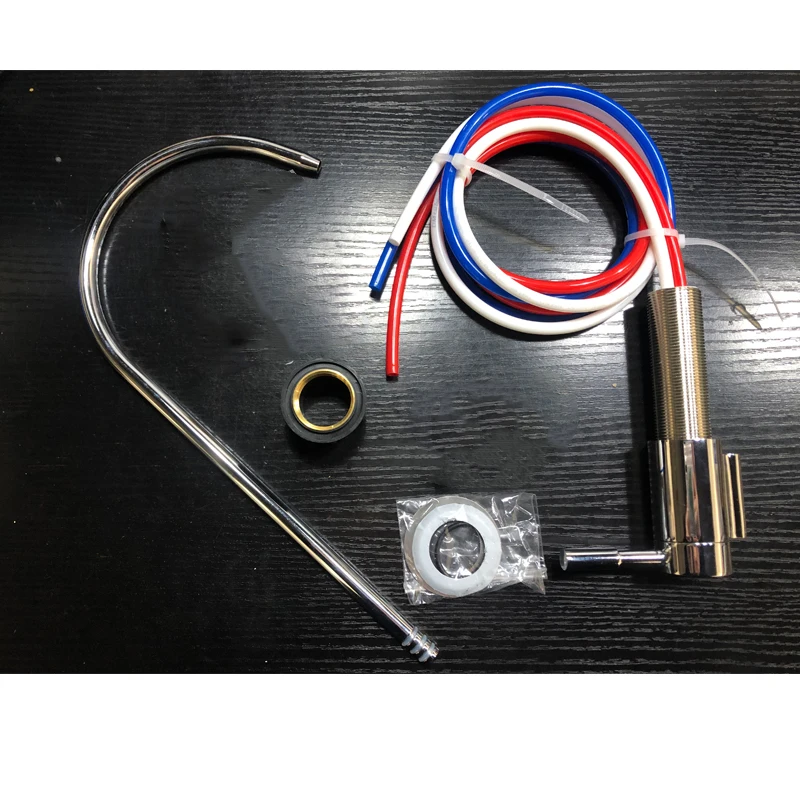 Three Tube Non Pressure 1/4"Gooseneck Faucet Kitchen Accessories Amway Water Purifier Faucet Diverter Water Purification Protect - Image 6